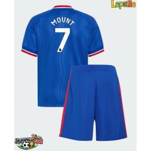 Manchester United Mason Mount #7 Vieraspaita Lapsille 2026-27 Lyhythihainen (+ shortsit)